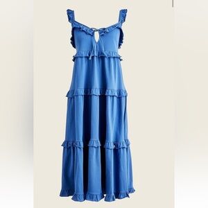 J. Crew Tiered Knit Keyhole Dress